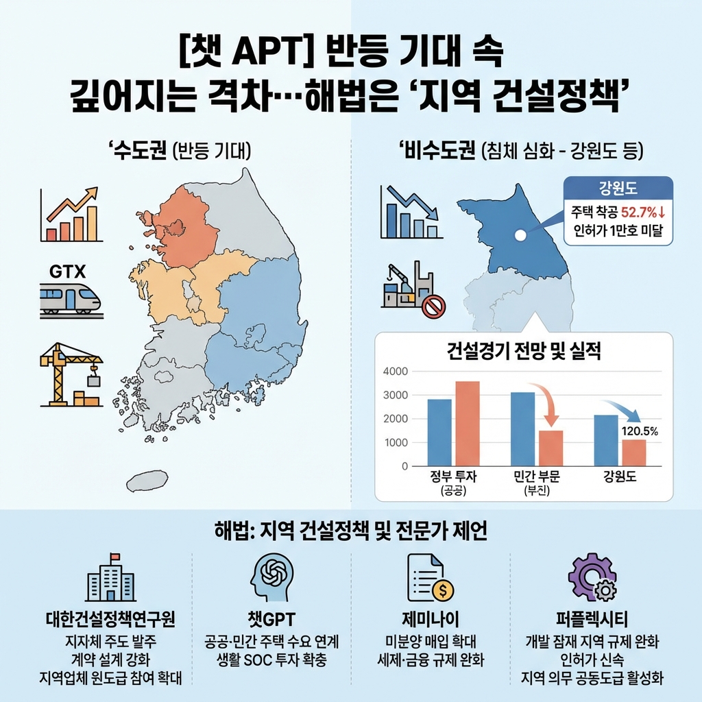 [챗 APT] 반등 기대 속 깊어지는 격차…해법은 '지역 건설정책'